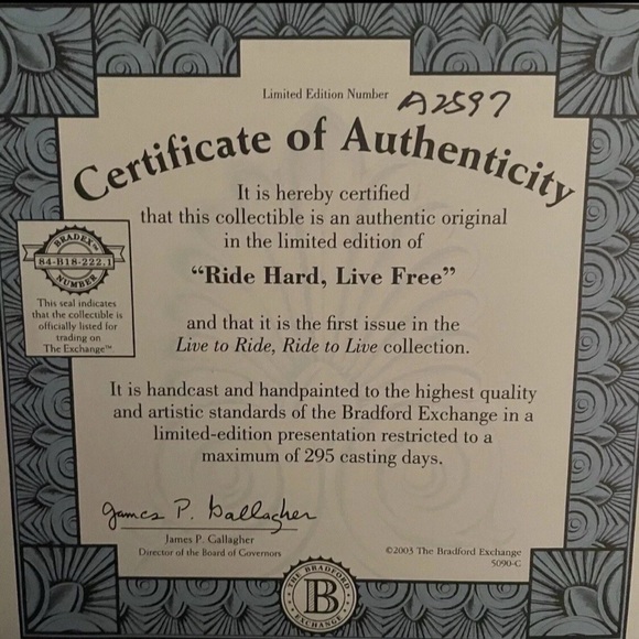 Bradford Exchange Lot Of 2 Limited Edition Decorative Collectibles A2597 & G9273 - Picture 7 of 10